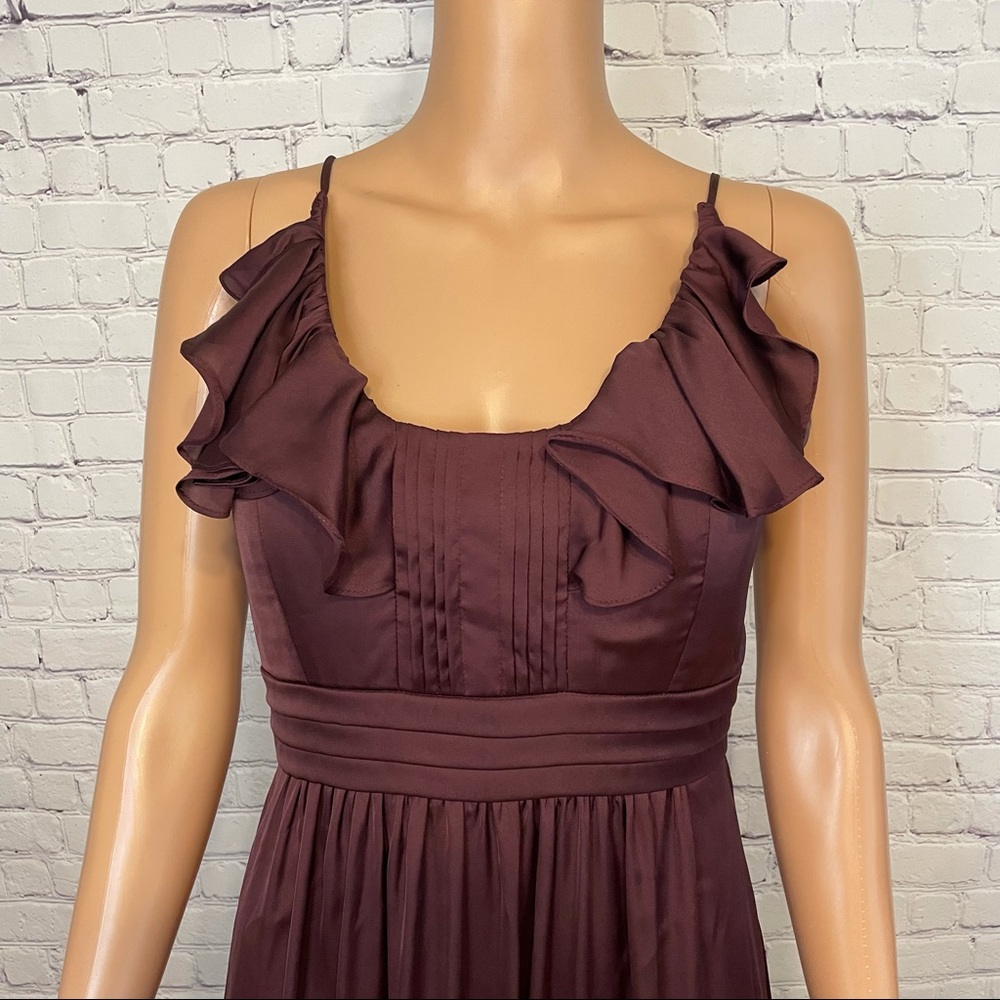 BCBG Paris Stunning Sleeveless Maroon Ball Gown size 6